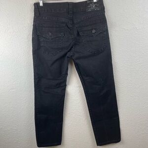 True Religion Ricky Relaxed Straight Jeans Flap‎ Men 33